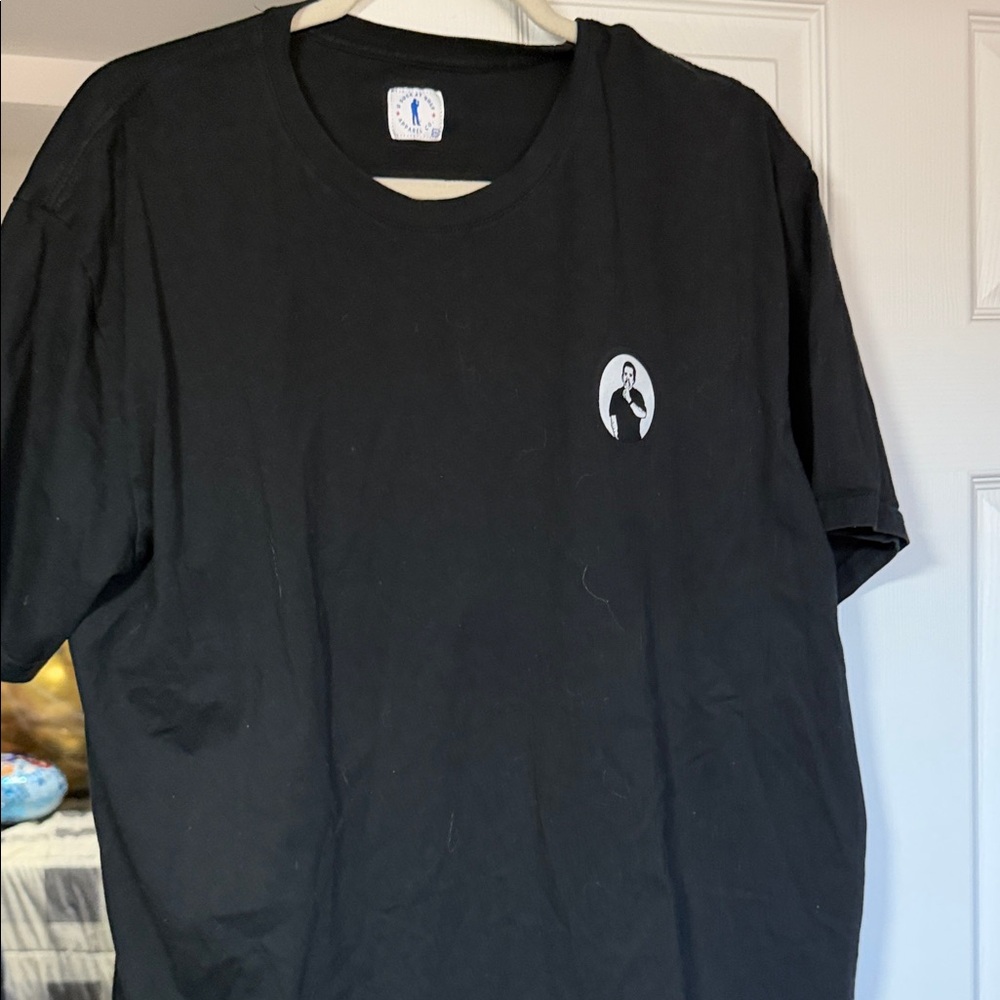 Men's Black Graphic Short Sleeve Tee